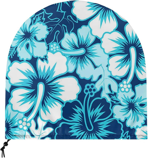 Hawaiian Print Drum Fan Cover, Dust Cover for 18-20" Fan,Waterproof&Dustproof Floor Fan Cover in Heavy Duty Polyester for Outdoor and Indoor...