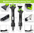 Caulking Tool 5 in 1 Silicone Caulking Grout Removal Tool Sealant Finishing Tool with Grout Scraper, 6 Exchange Silicone Pads, Adhesive Residue Sc...