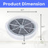 Nispira Activated Carbon HEPA Filter Replacement | For Air Purifier FridaBaby Sound Machine, Meleden, RIGOGLIOSO GL-2103, JINPUS, LTLKY 900S, 2103...