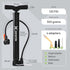 Bike Pump Floor, Advanced Bike Tire Inflator, Bicycle Hand Air Pump with Dual Presta and Schrader Valves, Handheld Bike Pump, Suitable for Road an...