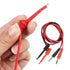 Multimeter Automotive Test Leads Kit with Crocodile Clip, Silicone Testing Lead Kit, Testing Hook, Testing Probe Professional Kit, Testing Cable...