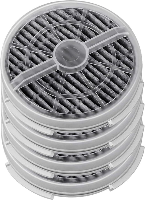 GL2103 HEPA Filter Replacement Compatible with RIGOGLIOSO, JINPUS, LTLKY, Frida Baby, Meleden,SY900S and More Air Purifiers, 4 Inch 3-in-1 Activat...