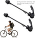 2 Pairs Quick Release Skewers, Aluminum Alloy Mountain Bike Axle Wheel Hub Fit Front and Rear Clip Bolt Lever Axle Bicycle Front Axle Hollow Hub A...