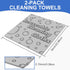 2pcs Damp Clean Duster Towel Magic Resuable Sponge Cleaning Cloths for Kitchen Car Wet Cleaning Towels Streak Free Cloth for Window,Mirror,Lint Fr...