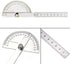 Nortools 0-180° Round Head Protractor - Angle Finder Craftsman Ruler Machinist Tool (Stainless Steel)...