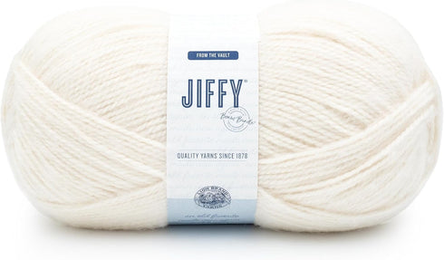 Lion Brand Yarn Jiffy Bonus Bundle, Acrylic Yarn for Crochet, Cream, 1 Pack......