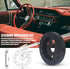 1 PC Car Steering Wheel Base Connector Conversion Gasket, 0.5" 6-Hole to 3-Hole Steering Wheel Hub Adapter, Modified Steering Wheel Quick Release ...