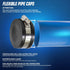 3972 Flexible PVC Pipe Cap with Stainless Steel Clamps, 5.5" Inner Diameter for 5" Nominal Pipe, Black...