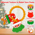 NPET Christmas Baby Teething Toy, Christmas Cute Santa & Deer Teething Ring 3-12 Months Baby Gifts Infant Teething Toy, Baby Theether Toy Christma...
