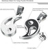 FIBO STEEL 2pcs Stainless Steel Yin Yang Pendant Necklace for Men Women Puzzle Couples Necklace,22 inches...