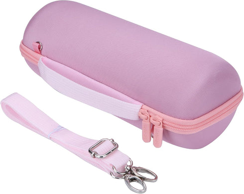 Hard Case Compatible with JBL Charge 5 Charge 4 Waterproof Bluetooth Speaker (Pink case)...