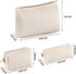 3 Pcs Cosmetic Bags Makeup Bag for Women Portable Travel Toiletry Cosmetic Pouch Cute Bag Accessories Brushes Storage Organizer for Daily Use, 3 S...