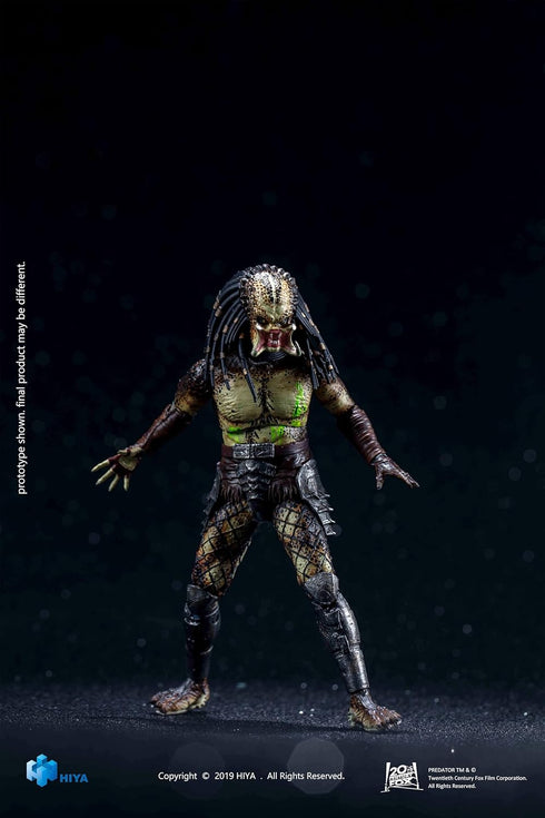 Hiya Toys Exquisite Mini Series 1/18 Scale 5 Inch Predators Crucified Predator Action Figure...