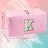 Makeup Bag Cosmetic Bag Pink Small Cute Personalized Toiletry Pouch Aesthetic Preppy Waterproof Large Capacity PU Leather Storage Bag for Pocket C...