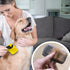 Self-Cleaning Grooming Brush for Dogs and Cats, Retractable Bristles for Easy Hair and Fur Removal - 7.5" Size...