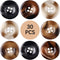 30 PCS Resin Sewing Buttons, 25mm/1 inch Round Bulk Buttons for Sewing, with 4 Matte Pattern Size 4 Holes, for Sewing DIY Crafts, Manual Button Pa...