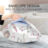 AUUXVA Girl Satin Pillowcase for Hair and Skin, Queen Size Ballet Ballerina Princess Pillow Sham with Envelope Closure Decorative Pillow Cover for...
