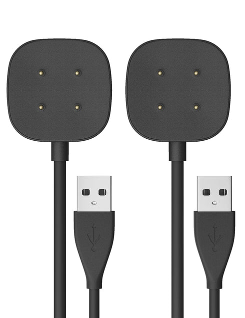 Charger for Fitbit Versa 4 & Sense 2 Replacement 3.3Ft Fast Charging Cable Dock for Fitbit Sense/Sense 2/Versa 3/Versa 4 Smartwatch USB Charger Do...