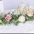 DearHouse Faux Eucalyptus Garland Plant, 2 Pack Artificial Vines Hanging Eucalyptus Leaves Greenery Garland for Wedding Backdrop Arch Wall Decor, ...