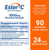 Ester-C Vitamin C, 1,000 mg, 90 Coated Tablets...
