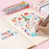 24 Pack Multicolor Pens, Classroom Prizes, Goodie Bag Stuffers for Kids Grils, Valentines Day Cool Gifts...