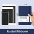 Ruled Notebook/Journal - Classic Lined Journal/Notebook, 5.3'' x 8.26'', Hardcover with Thick Paper, Banded + Pen Holder +Inner Pocket - Dark Blue...