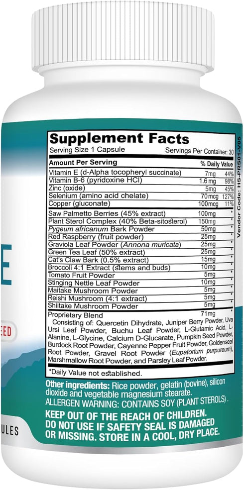 Best Earth Naturals Prostate Support Supplement for Men - Prostate Support - 30 Day Supply...