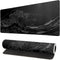 Japanese Sea Wave Large Mouse Pad, Anime Black Gaming, Extended Kanagawa Mat Desk Pad, 3mm Thick Long Non-Slip Rubber Base Mice Pad, 31.5 X 11.8 I...