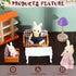 200 Pcs Miniature Dollhouse Flooring Mini Wooden Dollhouse Floor Boards 1 12 Scale Dollhouse Accessories Geometric Bamboo Doll House Furniture Woo...