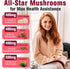 Sublingual Mushroom Complex 4000mg, 18-in-1 Lions Mane Mushroom Supplement with Reishi, Cordyceps, Chaga, Turkey Tail & Seaweed, Mushrooms for Imm...