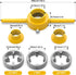 PVC Thread Maker Tool, NPT Die Set, Pipe Threader Plumbing Tool, with 3 Dies,1/2", 3/4", 1", Pipe Threader Kit...