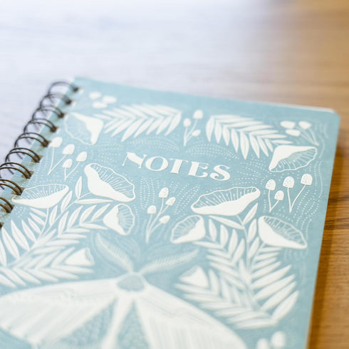 Fringe Studio Signature Paperback Spiral Journal, MOTH, 6" x 9.5", 160 pages, Juliana Tipton Collection (140016)...