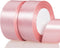 ATRBB 1 1/2 Inch Bean Paste Pink Satin Ribbon, 50 Yards Solid Fabric Ribbon for Gift Wrapping, Bouquets, Wedding and Home Decor, 25 Yards/roll x 2...