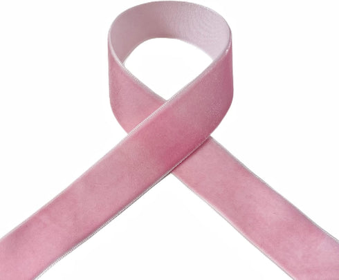 Vintage Pink Velvet Ribbon, 1 Inch X 25Yd...