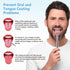 Coconut Oil Pulling Mouthwash 237ml, Whitening Mint Pulling Oil Help with Fresh Mouth, Teeth Whitening, Remove Impurities, Support Gum Health, Imp...