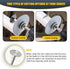Inside Pipe Cutter for PVC Pipe Cutter Tool, PVC Cutter Tool with 3.15" Scale Adjustable Depth Gauge, 5Pcs Saw Blades and Hex Shank (Silver)...