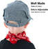 Conductor Hat+Paisley Bandanna (2 IN 1) Engineer Cap Adjustable Train Conductor Dress Up Kit for Kids...