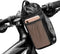 Caudblor Bike Water Bottle Holder Bag for Kid Adult, Insulated Bicycle Coffee Cup Holders with Phone Storage, Black Handlebar Drink/Beverage Conta...