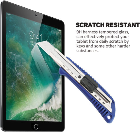 2-Pack Tempered Glass Screen Protector for iPad (9.7-Inch,2018/2017 Model,6th/5th Generation),iPad Air 1, iPad Air 2, iPad Pro 9.7-Inch, Apple Pen...