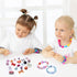 Lemonkey 150pcs Cute Assorted Beads Acrylic Mix Random Style Flower Butterfly Candy Star Kawaii Beads for Jewelry Making Bracelet Necklaces(Red Ro...