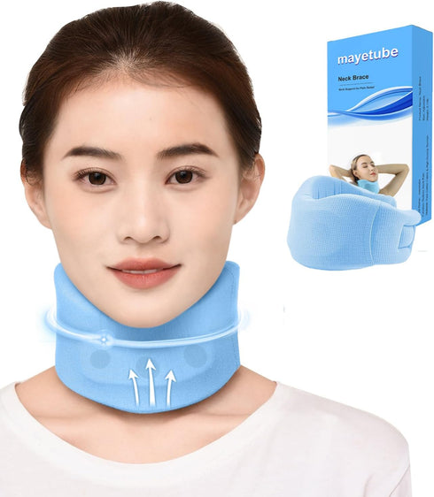 Neck Stretcher for Pain Relief,Neck Support After Whiplash or Injury Adjustable Neck Collar for Sleeping Universal Neck Braces for Women&Men...