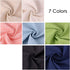 MWELLEWM 7 Pcs/Set Linen Cloth Needlework Fabric Solid Colour Cloth Garments Crafts Accessories Square Embroidery Cloth (50 * 50CM)…...