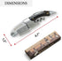Barvivo Wine Opener with Foil Cutter and Cap Remover - Double Hinged Corkscrew for Bartenders - Stainless Steel Wine Key for Easy Bottle Opening -...