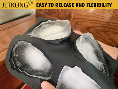 JETKONG Skull Cake Pan Silicone Skull Cakelet Mold Skull Pirate Cake Tin Baking Pan (Black)...