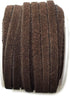 Genuine Suede Leather Cords, Lace, String Thread, Velvet Cord for Necklace, Bracelet, Choker and DIY Crafts, 4mm Dark Brown 10 Meters (10.93 Yards...