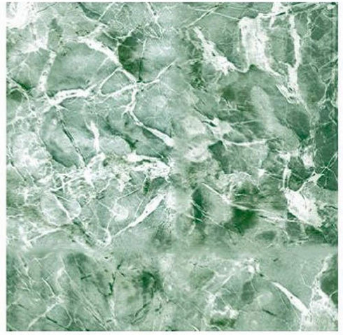 Magic Cover Premium Adhesive Vinyl Contact Shelf Liner and Drawer Liner, 18"x9', Emerald Green Marble...