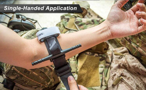 Tourniquet, 1 pack - The Fastest, Safest, Most Effective Combat Hemostatic Control Single-Handed Application for Military Tactical First Aid Medic...