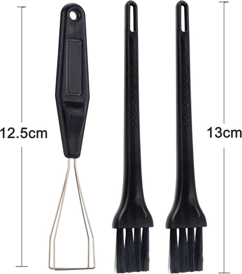 Keycap Puller Stainless Steel Keycap Removal Tool with 2 Pcs Keyboard Cleaning Brush for Mechanical Keyboard...