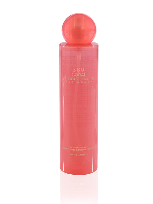 Perry Ellis 360 Coral for Women, 8.0 fl oz Body Mist, clean...