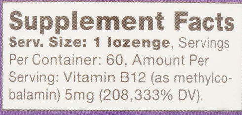 Bulletproof Cool Spearmint Methyl B-12 Lozenges, 60 Count, Supplement for Energy and Nerve Function...